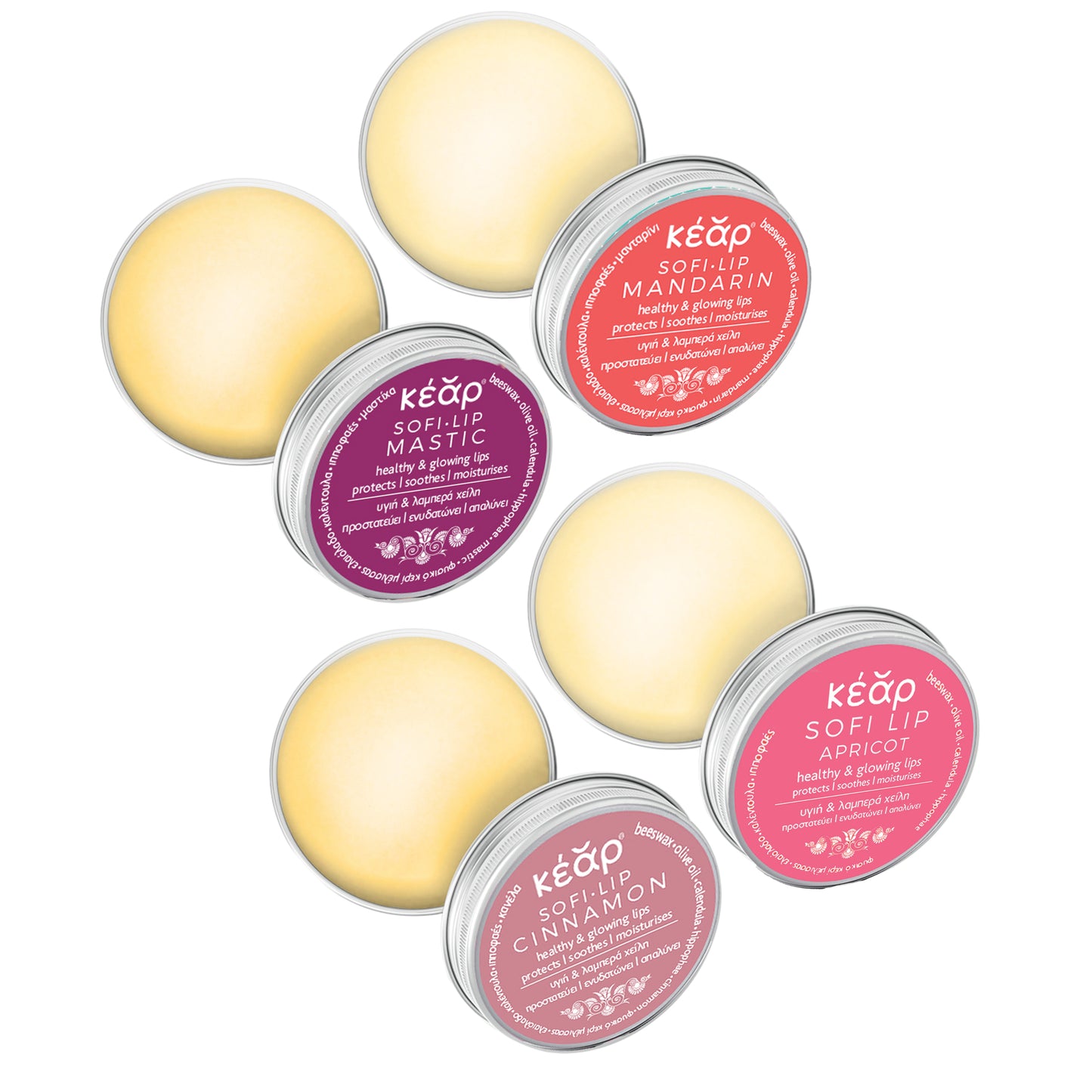 Kear SofiLip Apricot Lip Balm Duo (2 Pack)