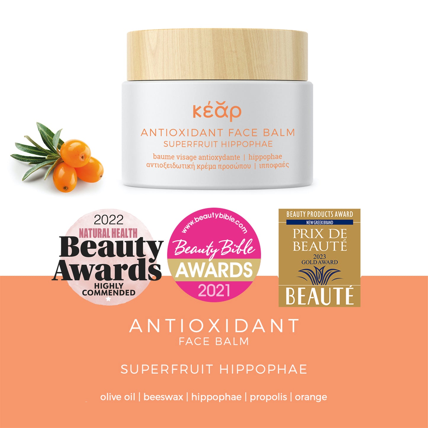 Kear AntiOxidant Face Balm: Natural Defense for Timeless Beauty