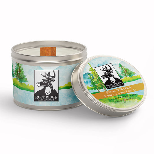 Frank and Myrrh Sustainable Wood Wick Soy Candle